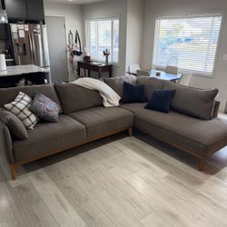 Gray Sectional Couch