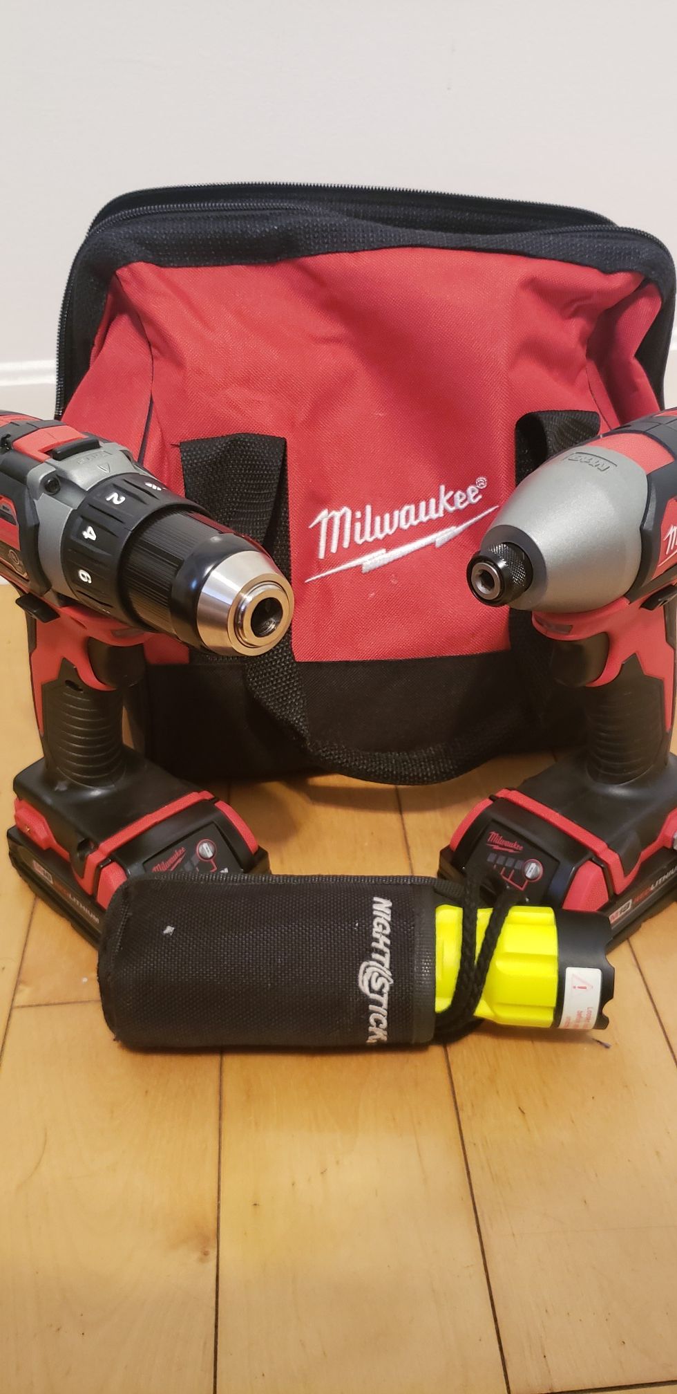 Milwaukee M18 Drill and impact set
