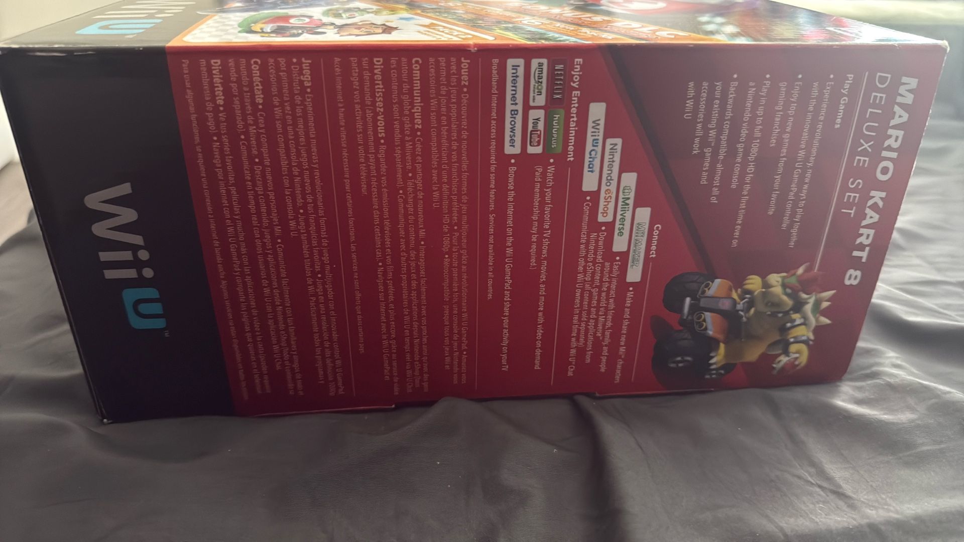 Nintendo Wii U Mario Kart Deluxe Set 32GB System Black (OPENED