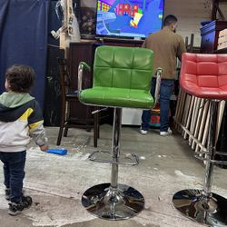 Green Bar Stools 