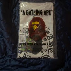 White Bape X Chromehearts Tee