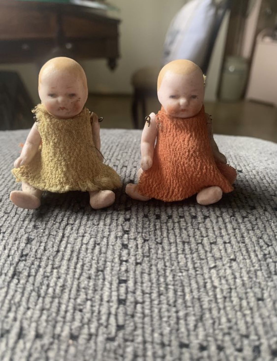 Antique German bisque baby dolls $20 both