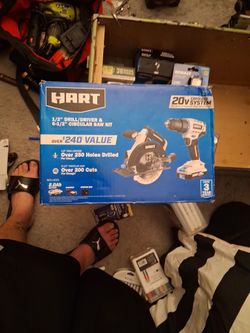 Brand New driver and circular Saw set