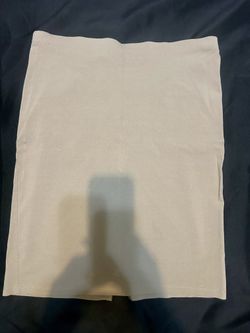 Women's 89th + Madison Beige Stretch Pencil Skirt
