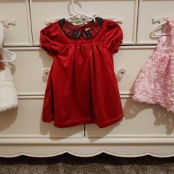 Toddler Girl's Dresses And Vest With Hood Size 3-6 Months Dillard's Brand 