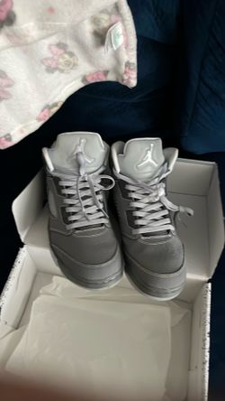 Jordan 5 wolf grey