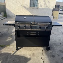 Gas Grill and Griddle Combo Large-size for Outdoor 