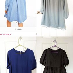 Maternity Dress & Various Tunic Dresses Size Small