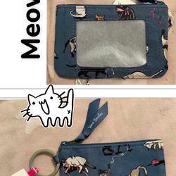 NEW Vera Bradley Cat Wallet