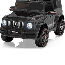 Gently Used Mercedes-Benz G63 Car for Kids, Ride on Car w/Parent Remote Control, LED Headlights, Music Player & Horn, Soft Start, Low Battery Prompt,