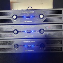 American Audio Amplifiers VLP1500 & VLP600