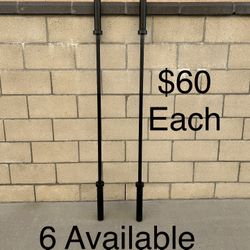 6ft Olympic Barbell for Strength Training, 2 Inch Bar for Squats, Curls, Deadlifts, Presses, Hip Thrusts