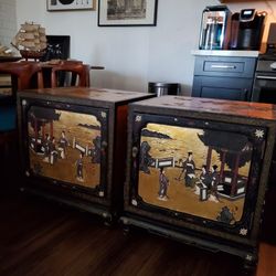 Vintage Japanese Side Tables