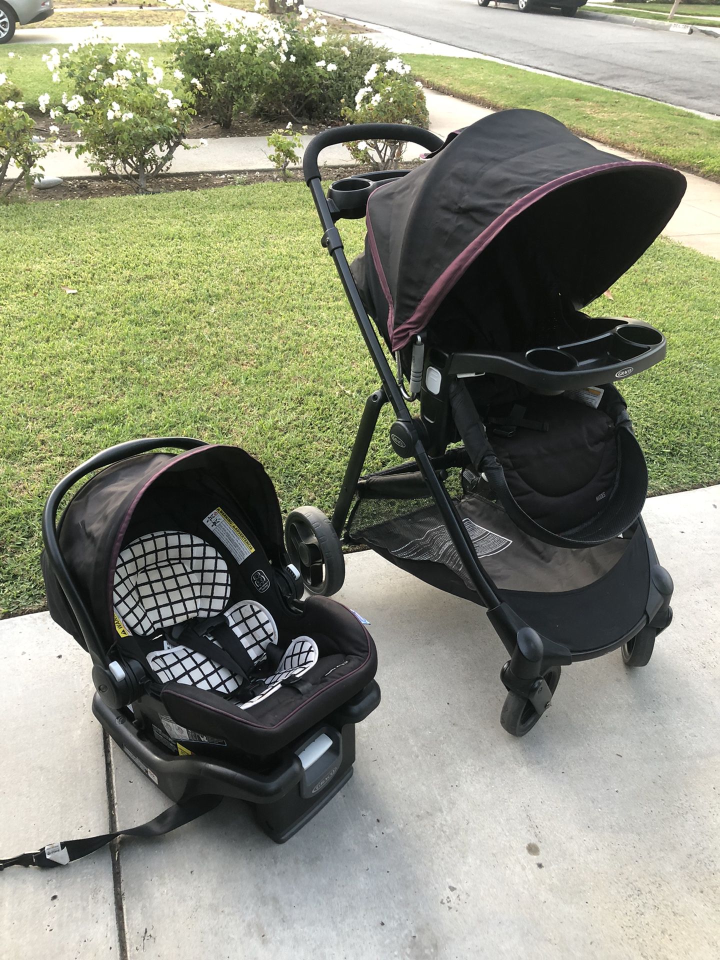 Girls Infant Car Seat And Stroller