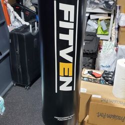 FITVEN Freestanding Punching Bag 70"-205lbs. With Boxing Gloves