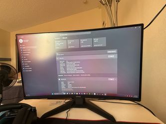 Gaming monitor and Pc keyboard and mouse included