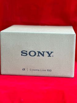Sony Alpha FX3A Cinema line Camera