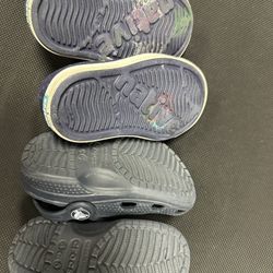 Crocs And Native Sandals Size 4-5