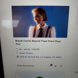 Brandi Carlile Tickets At The Greek