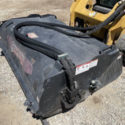 Skid Steer Box Broom Street Sweeper Attachment 