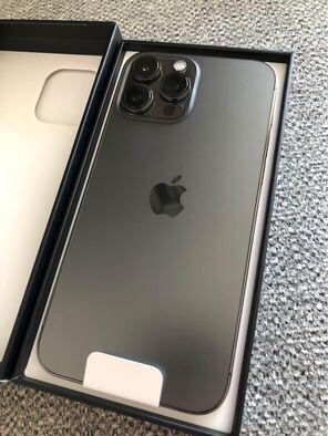 Brand NEW iPhone 13 Pro Max, Graphite Unlocked any Dual Sim + 2 screen protectors 