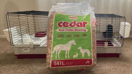 Big Rabbit Habitat Cage and Extras
