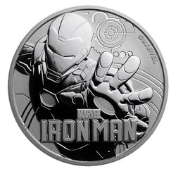 2018 Iron Man Tuvalu .999 silver coin