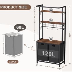 Tall Laundry Basket Hamper 