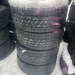 235/40/18 Goodyear 75% tread 235/40R18  set of matching used tires in great condition 275$ for 4 tires plus tax.  Mount available but not included. Ci
