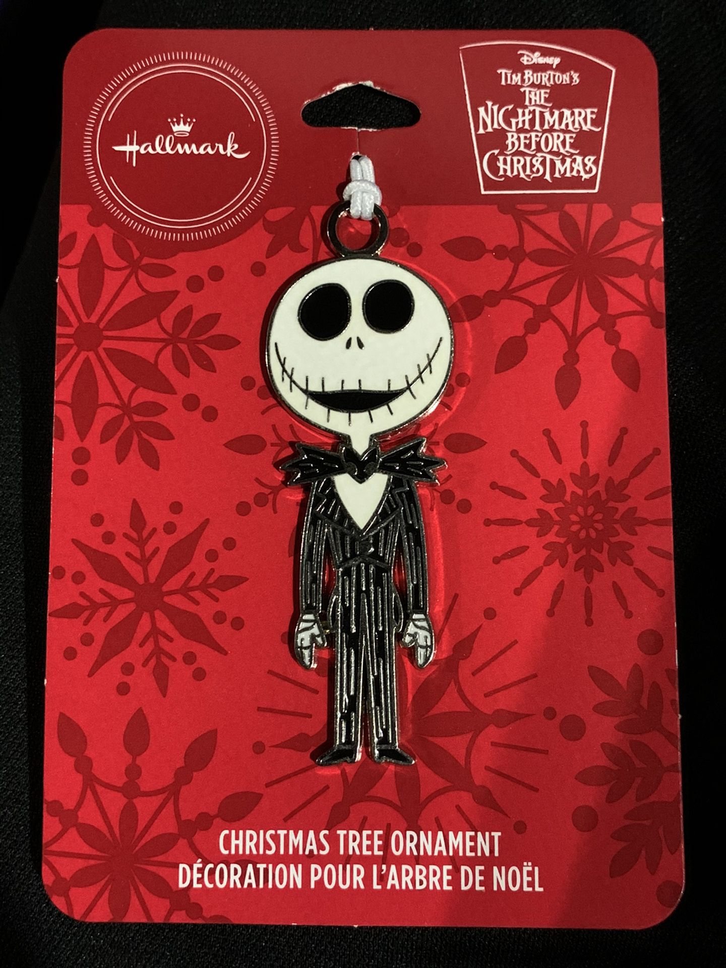 Hallmark x Disney's A Nightmare Before Christmas "Sally & Jack Skellington" Christmas Tree Ornaments