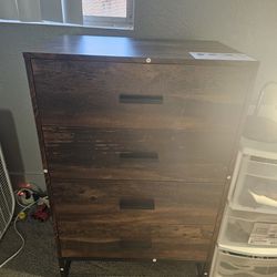 Wood Panel Dresser 