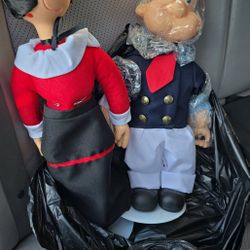 Vintage Popeye And Olive Figueres