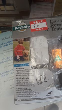 Little Dog remote trainer. Pet safe