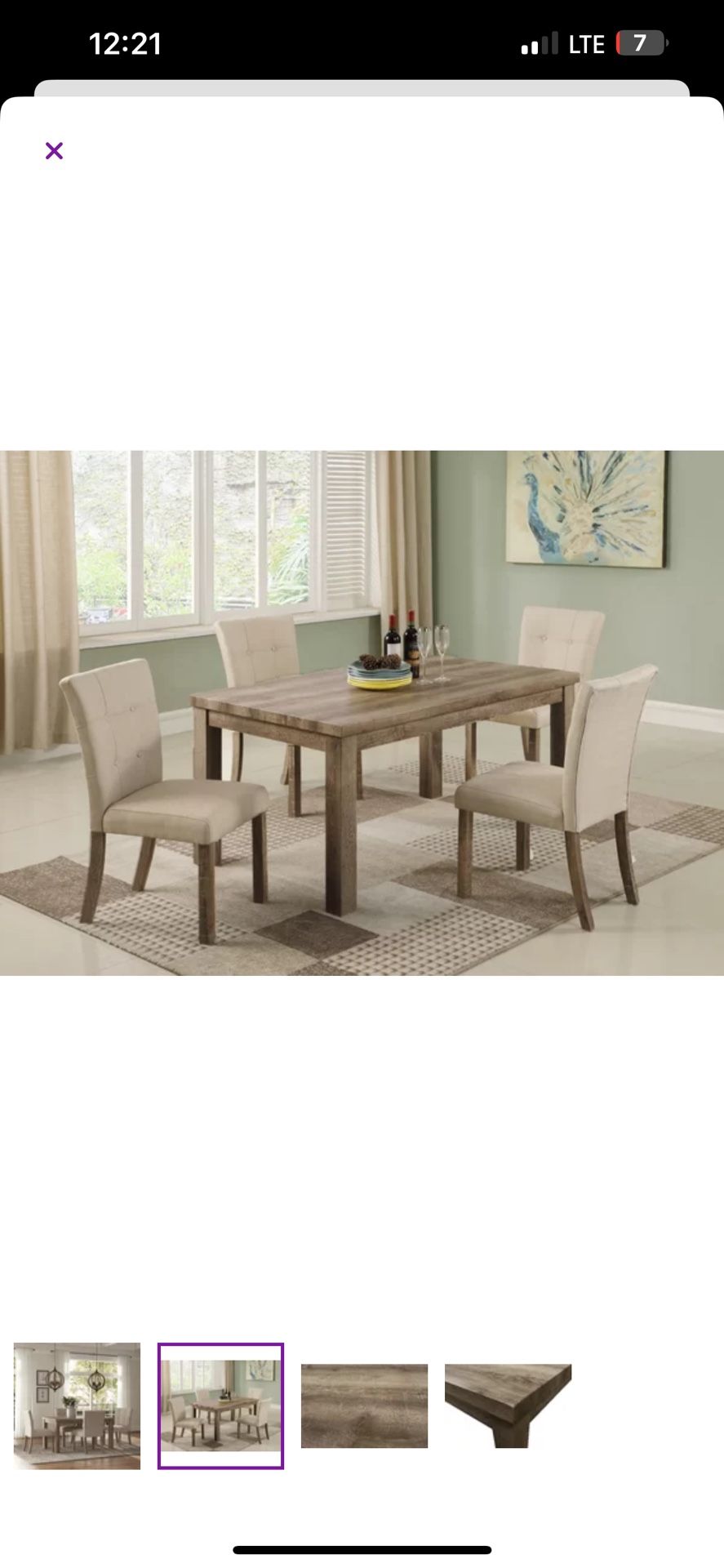 Dining table And Chairs