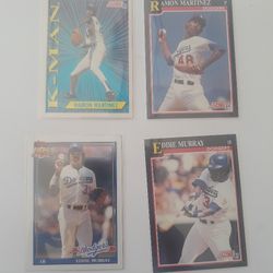 Martinez And Murray Baseball Cards
