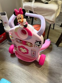 Unicorn horse rocker and Minnie Mouse Walker