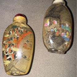 Chinese Snuff Bottle Set