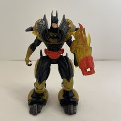 2000 Hasbro TM & DC Comics Black/Yellow/Red Winged Flying Batman Action Figure