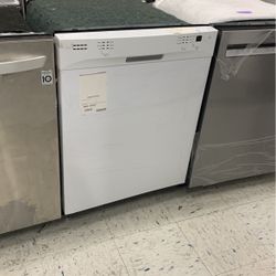 Seasons Front Control White Dishwasher 