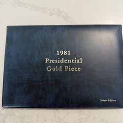 1981 Presidential Gold 14K Piece.  Weighs Approximately 1 Gram