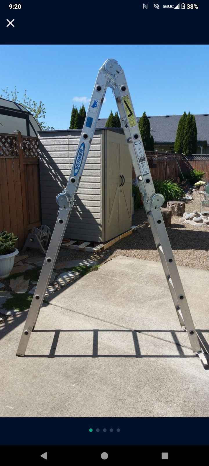 Folding Scaffolding Ladder