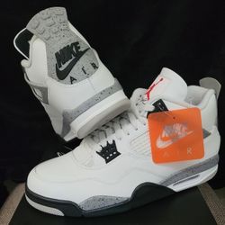 Jordan 4 White Cement 