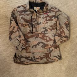 Sleeping Indian Wool Hunting Jacket Camo Mens Medium 