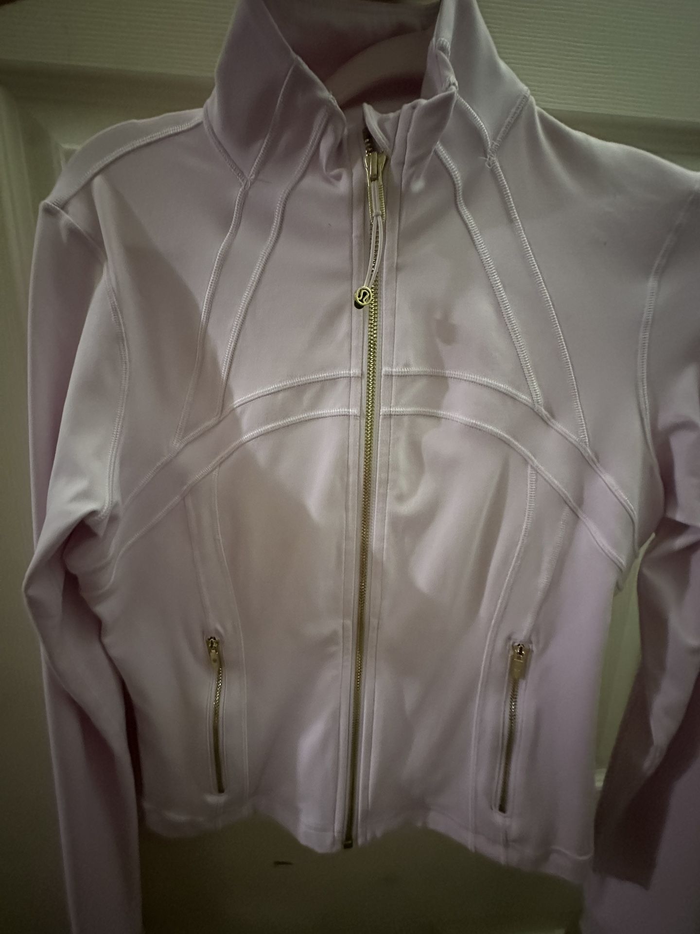 Lululemon Jacket Nulu Pink /Gold Size 10
