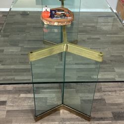 Glass Dinning Room Table With 6 Chairs