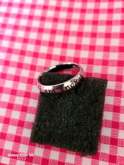 Silver Alloy Ring size 7