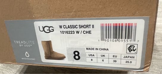 Authentic UGG Classic Short II Boots – Women’s Size 8 | Chestnut
