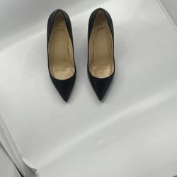 Christian Louboutin Black Heels Red Bottom 