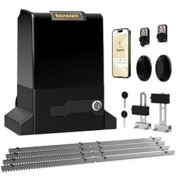 Blütezeit 1800lb WiFi Sliding Gate Opener Smart App Control, 1/2HP #1074CK1