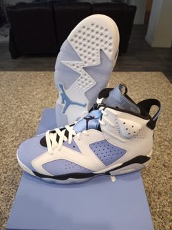 DS Nike Air Jordan 6 VI UNC North Carolina Sz. 10